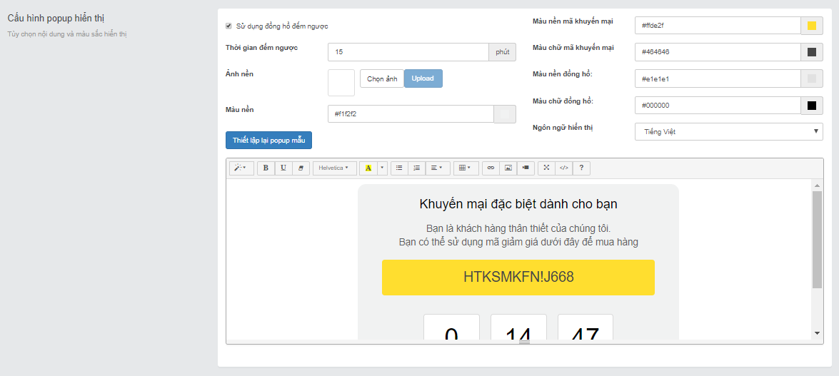 Hướng dẫn cài đặt và sử dụng ứng dụng Tạo popup sản phẩm Hướng dẫn cài đặt và sử dụng ứng dụng Tạo popup sản phẩm