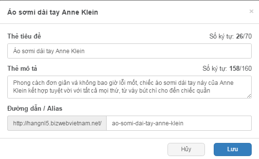 Hướng dẫn cài đặt và sử dụng Apps Tùy chỉnh SEO Hướng dẫn cài đặt và sử dụng Apps Tùy chỉnh SEO