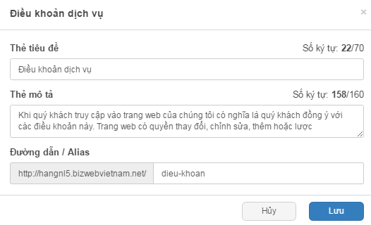 Hướng dẫn cài đặt và sử dụng Apps Tùy chỉnh SEO Hướng dẫn cài đặt và sử dụng Apps Tùy chỉnh SEO