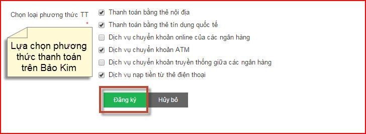 Tích hợp cổng thanh toán Bảo Kim Tích hợp cổng thanh toán Bảo Kim